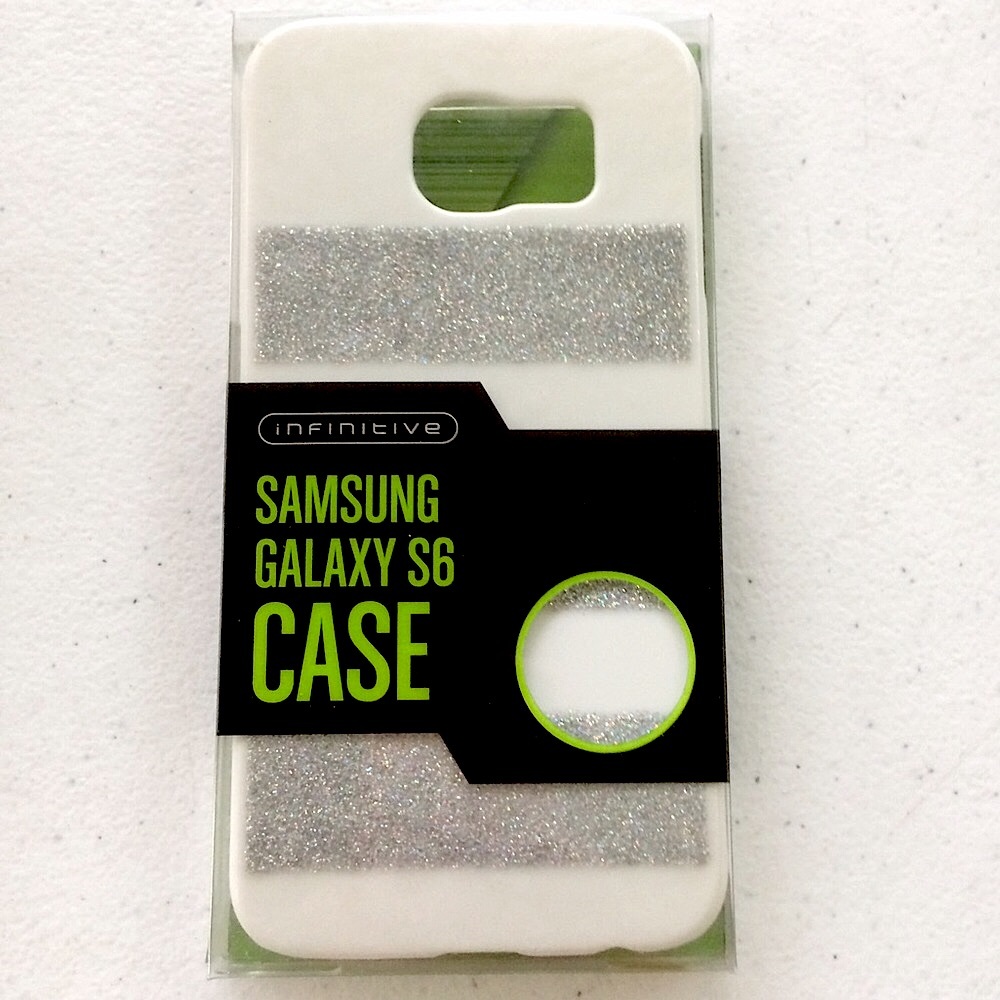 NEW! GALAXY S6 Glitter Stripes SAMSUNG Phone Case BLING